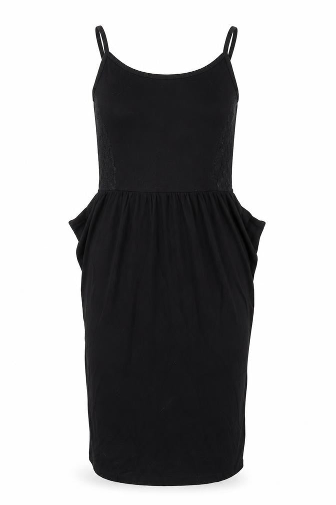 Miss Selfridge Womens Black   T-Shirt Dress  Size 10