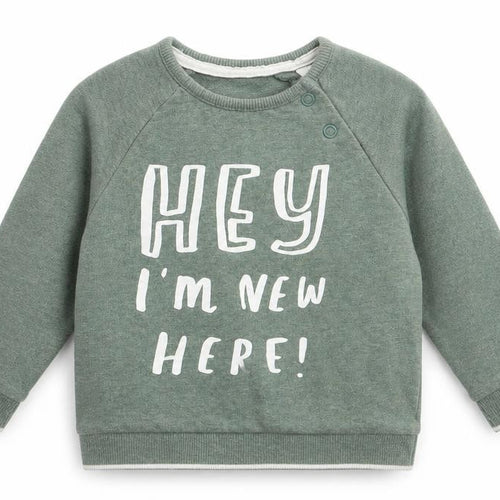 George Baby Green   Pullover Jumper Size 18-24 Months  - Hey I am New Here