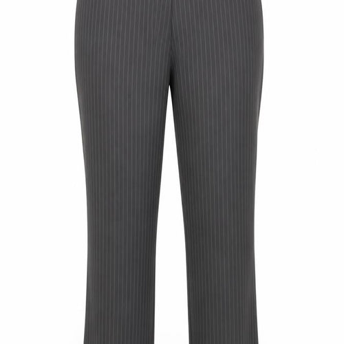 AMARANTO Womens Grey Striped  Trousers  Size 18 L30 in