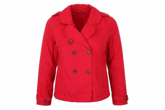 Front view of Marks & Spencer women’s pink jacket, size UK 14