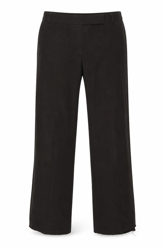 Front view of Yessica women’s brown trousers, size UK 14, 31-inch leg