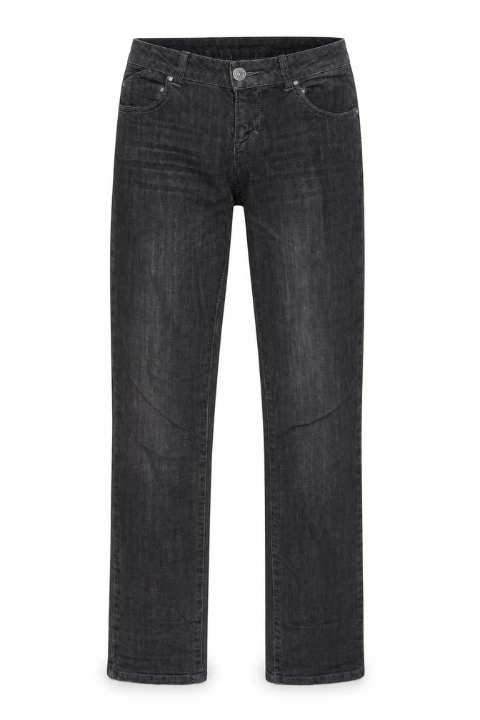 Camaieu Womens Grey  Denim Straight Jeans Size 32 in L32 in