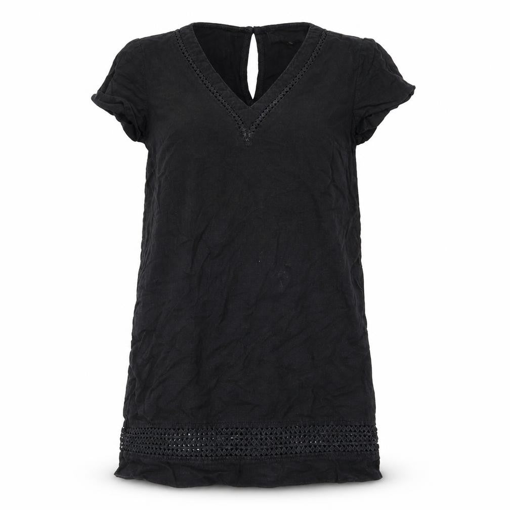 Front view of Next women’s black a-line, size UK 8