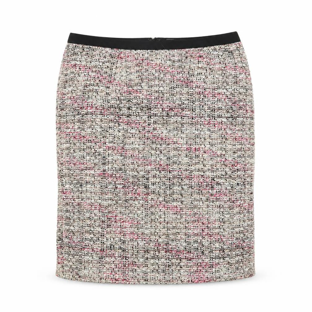 Front view of South women’s multicoloured a-line skirt, size UK 14