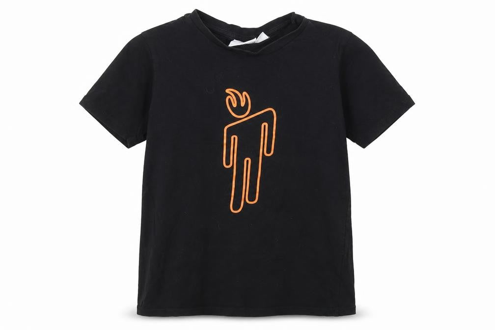 Front view of Primark boys’ black basic t-shirt size 2xs