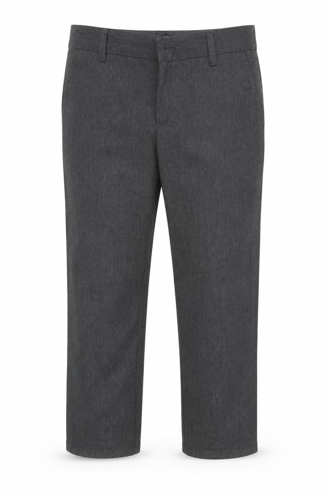 Front view of Next boys’ grey capri trousers, size 6, years