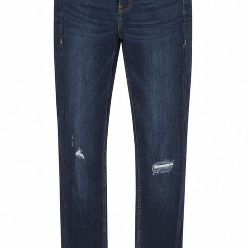 Zara Womens Blue Houndstooth  Skinny Jeans Size 28 L30 in