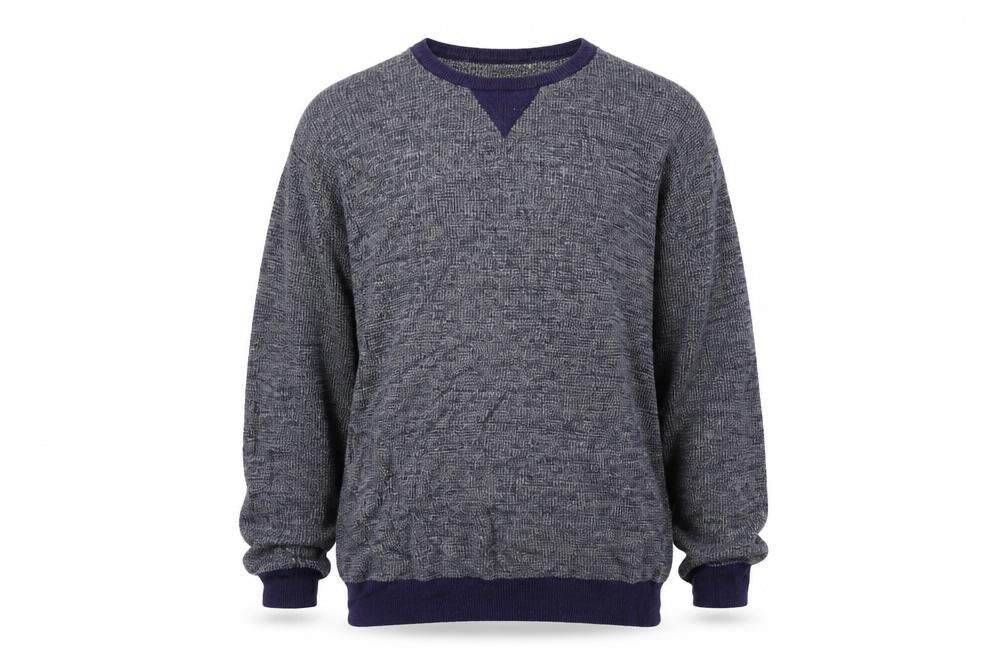 Front view of Tu men’s black jumper, size L