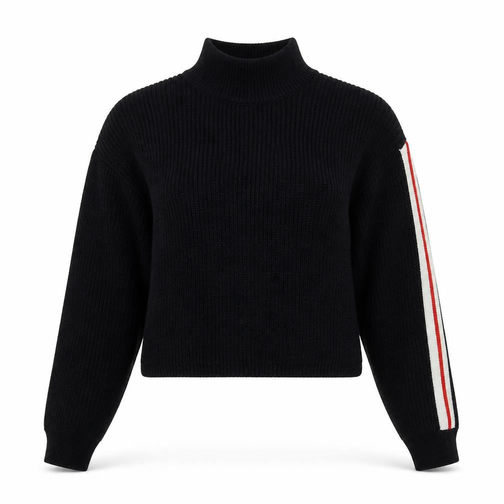 Front view of H&M women’s blue jumper, size S