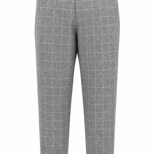 Boohoo man Mens Grey Check  Trousers  Size 28 in L26 in