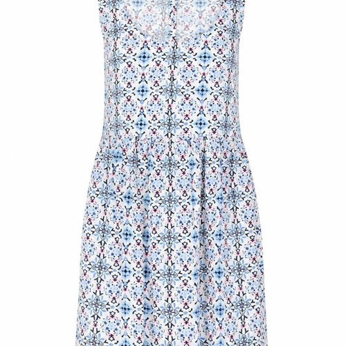 Divided by H&M Womens Blue Floral  Tank Dress  Size 12