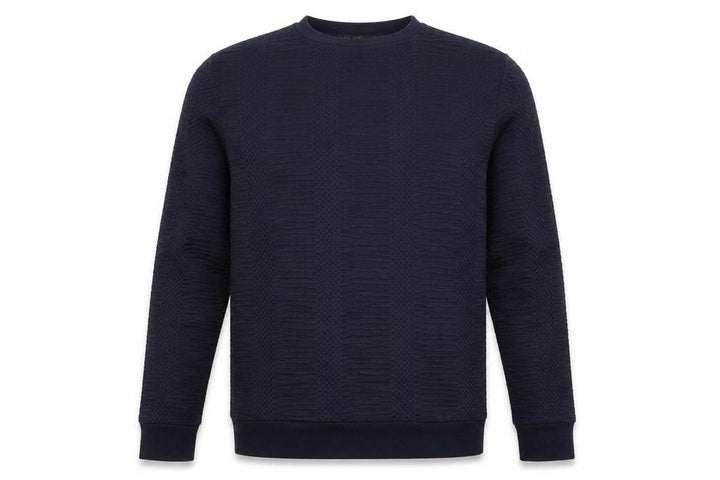 Topman Mens Blue Striped Pullover Jumper Size S