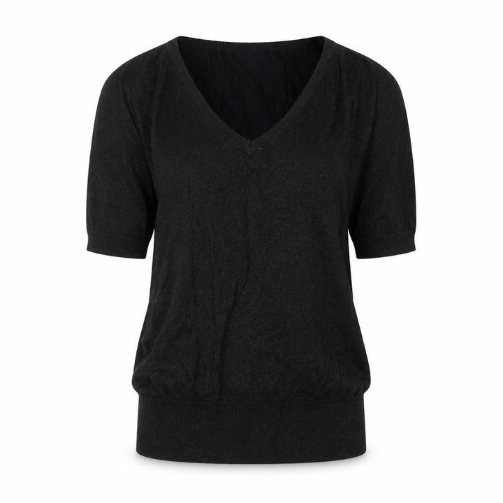Oasis Womens Black Basic Blouse Size 8