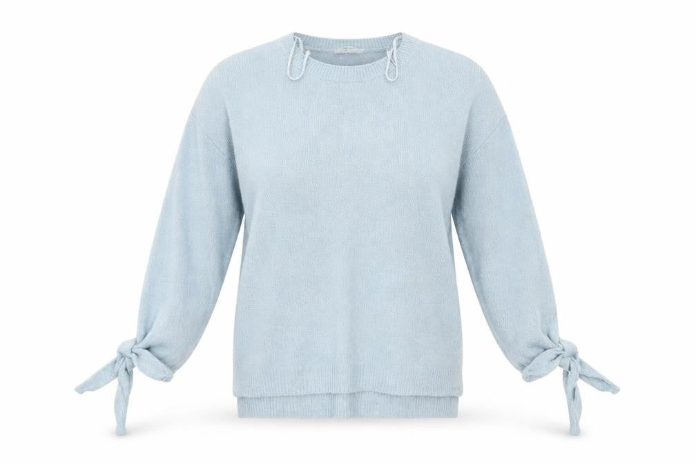 Front view of Tu women’s blue jumper, size UK 10