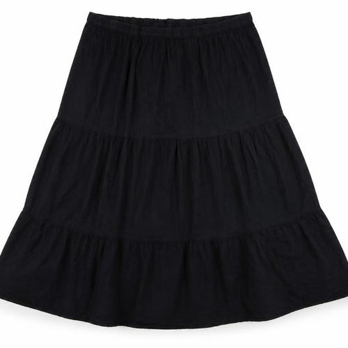 ELVI Womens Black   A-Line Skirt Size 34 in
