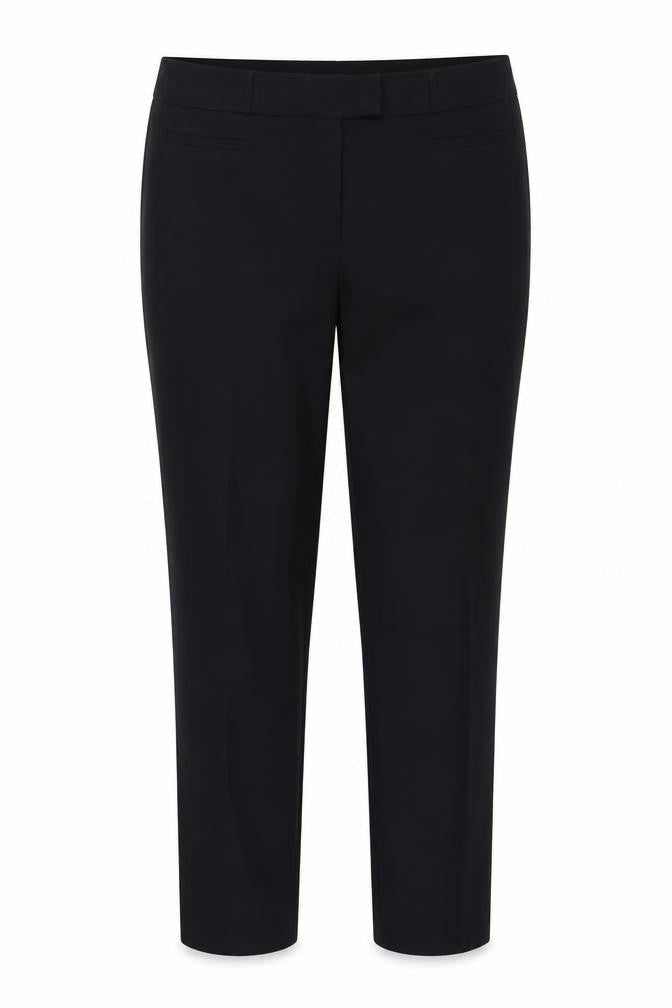 Front view of South women’s black trousers, size UK 16, 30-inch leg