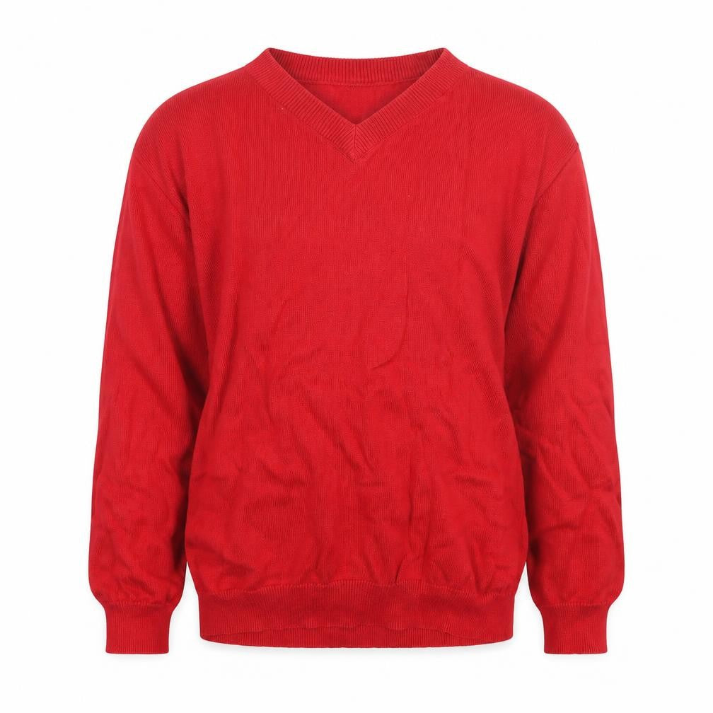 Front view of Tu girls’ red rayon jumper, size 9, years