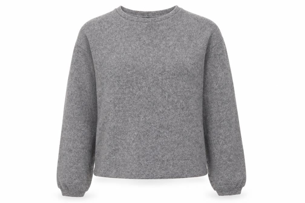 Front view of New Look women’s grey jumper, size S