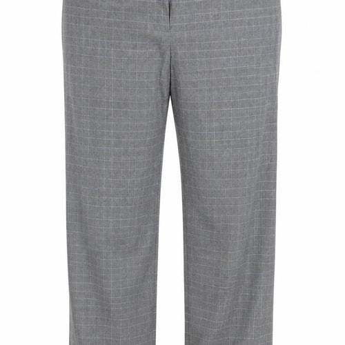 CC Womens Grey Check  Dress Pants Trousers Size 14 L27 in