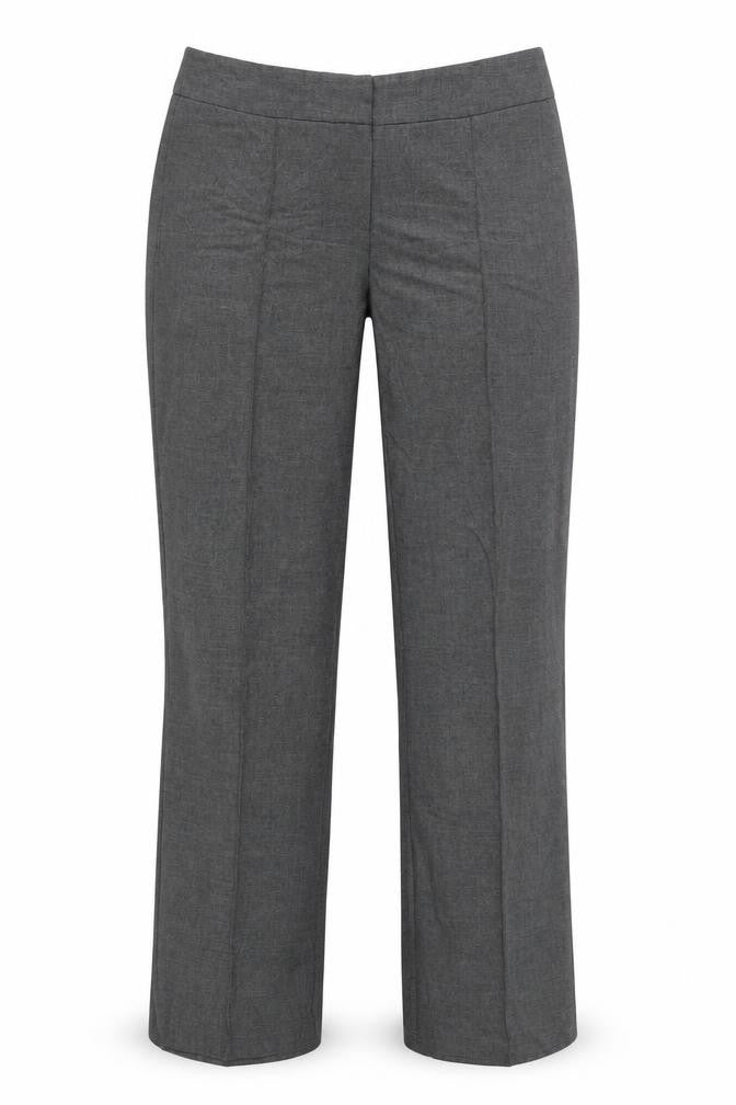 Linea Womens Grey   Dress Pants Trousers Size 10 L30 in