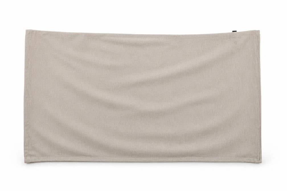 Front view of Thirteen women’s beige shawl/wrap