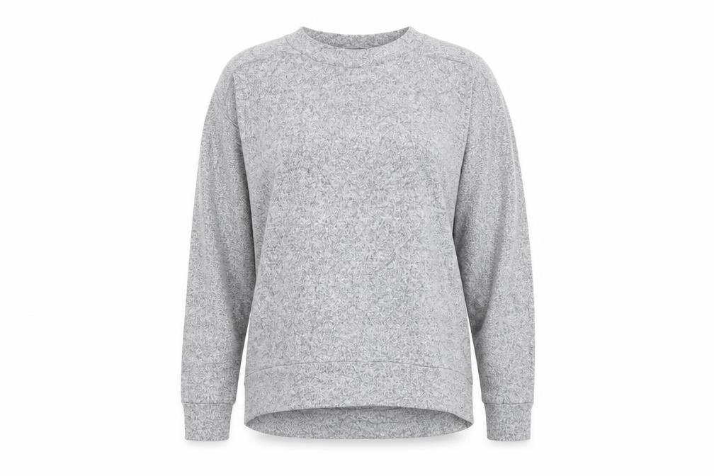 Front view of H&M women’s grey jumper, size XS