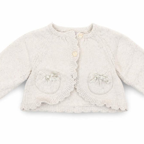 Monsoon Girls Beige   Cardigan Jumper Size 3-6 Months
