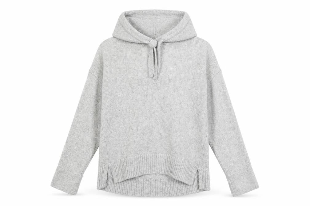 H&M Womens Grey   Pullover Hoodie Size XS
