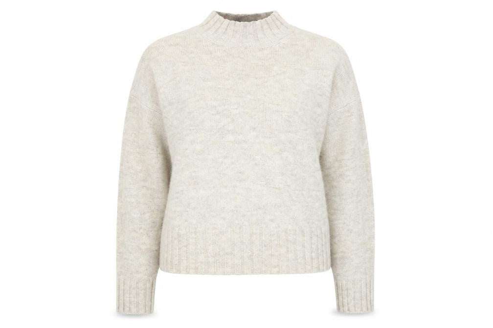 Front view of New Look women’s beige jumper, size M