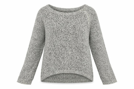 Front view of Vero Moda women’s grey jumper, size S