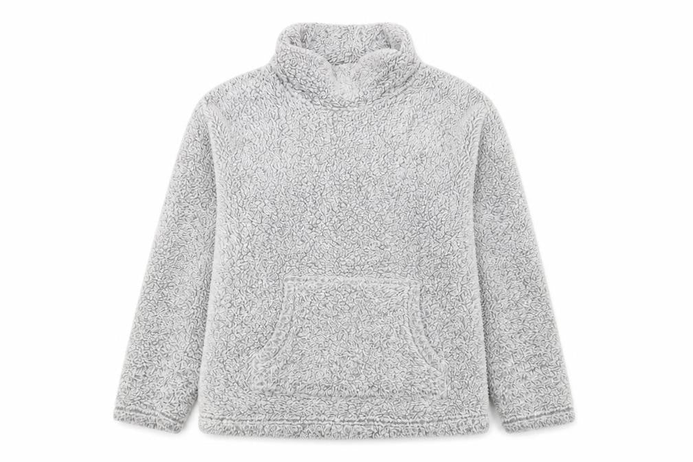 Front view of Habigail women’s white jumper, size UK 16