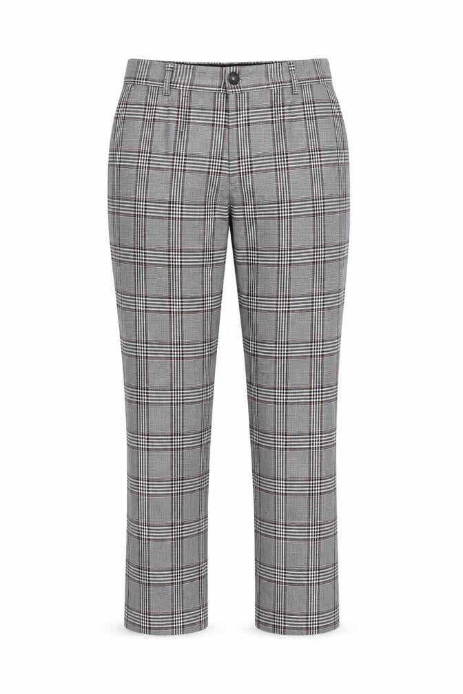 Front view of River Island women’s white trousers, size UK 30, in, 30-inch leg