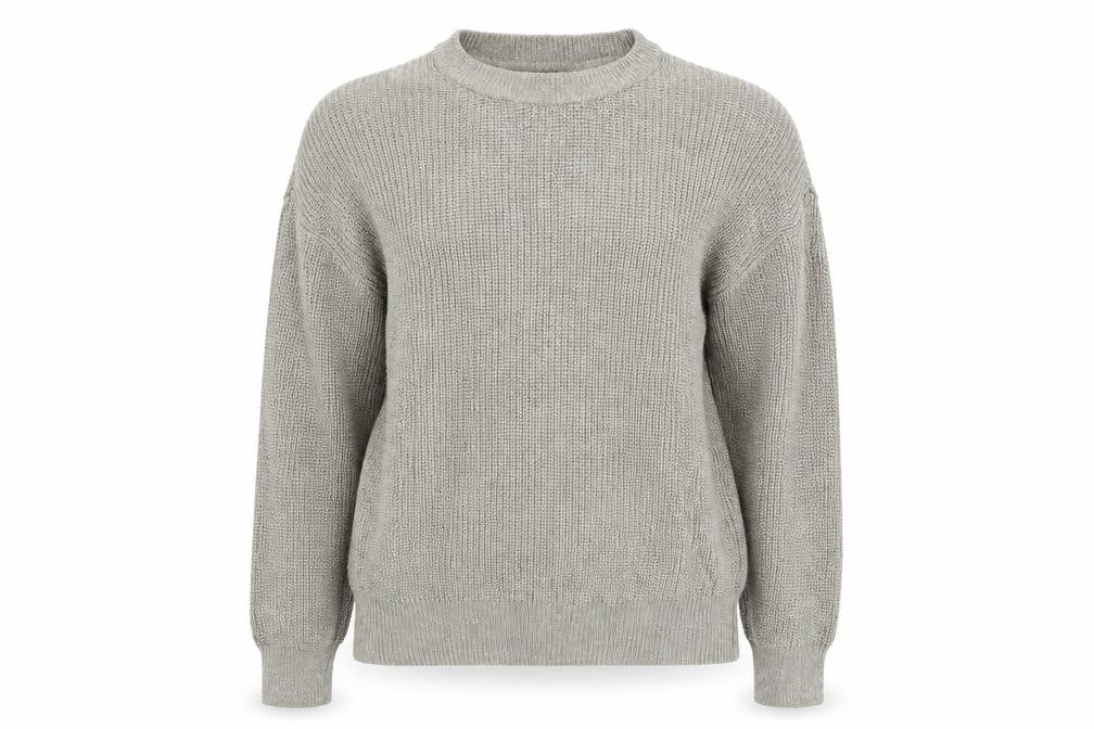 Front view of Primark women’s gold knit jumper, size XS