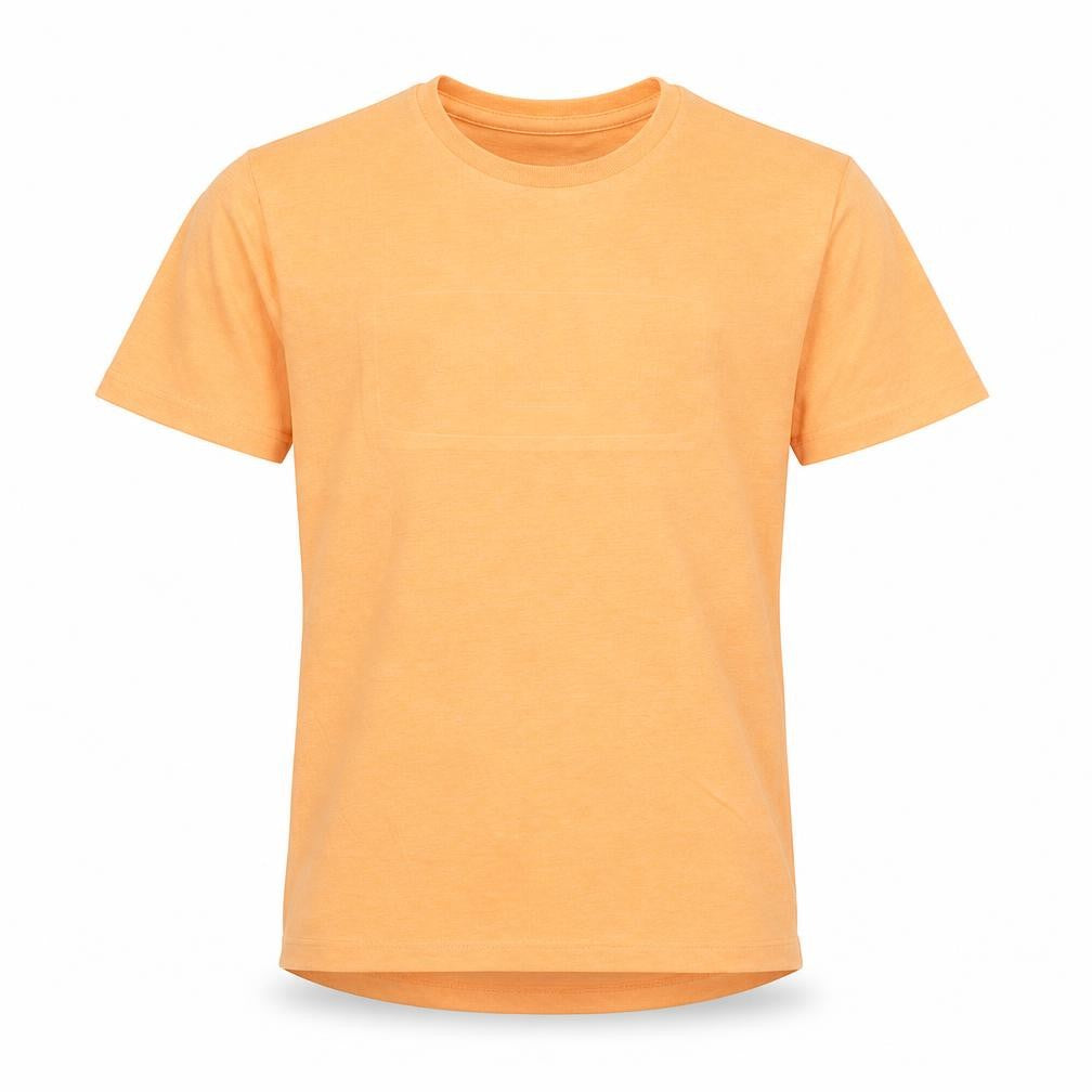 Front view of Primark boys’ grey basic t-shirt, size 9-10, years