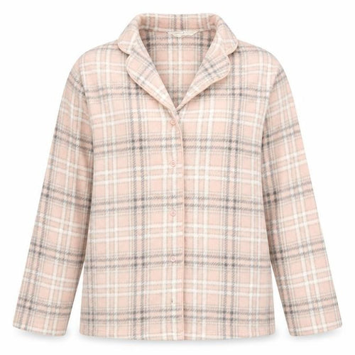 Day dreams Womens Pink Plaid   Pyjama Top Size S