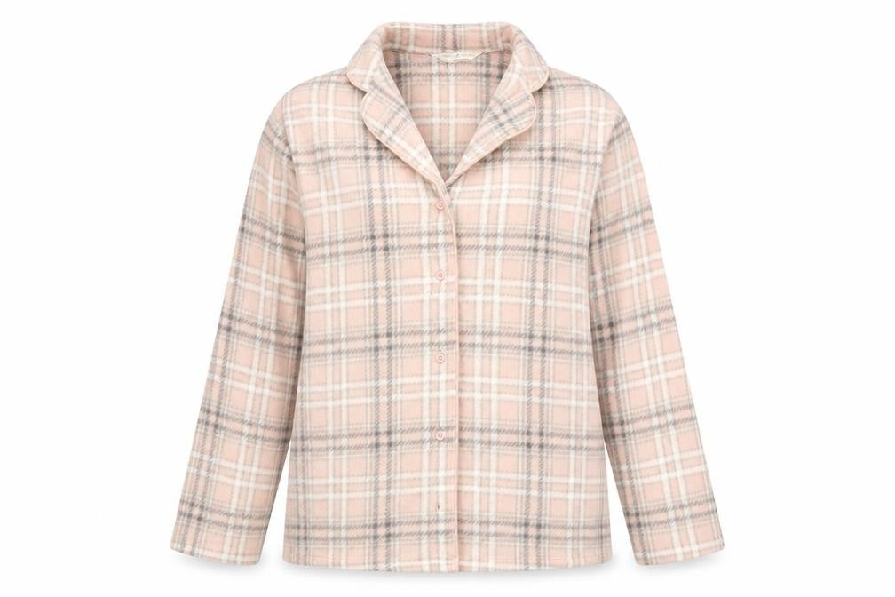 Day dreams Womens Pink Plaid   Pyjama Top Size S