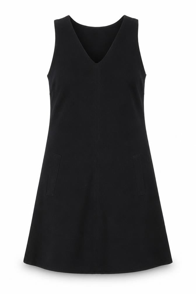 Front view of Atmosphere women’s black a-line, size UK 6