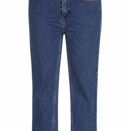 Denim Co. Womens Blue  Denim Cropped Jeans Size 10 L26 in