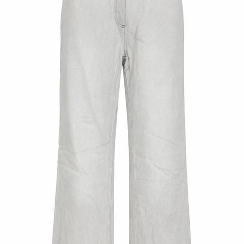 Cotton Traders Womens Grey  Denim Straight Jeans Size 10 L26 in