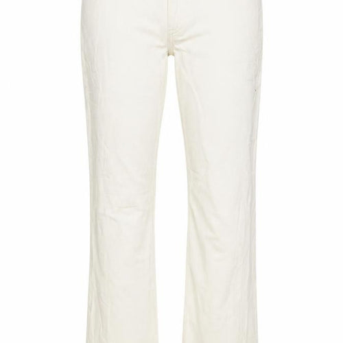 Chicoree Womens Ivory  Denim Trousers  Size 14 L30 in