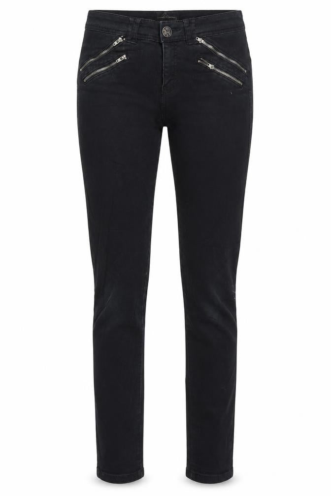 RESERVED Womens Black  Denim Skinny Jeans Size 6 L29 in