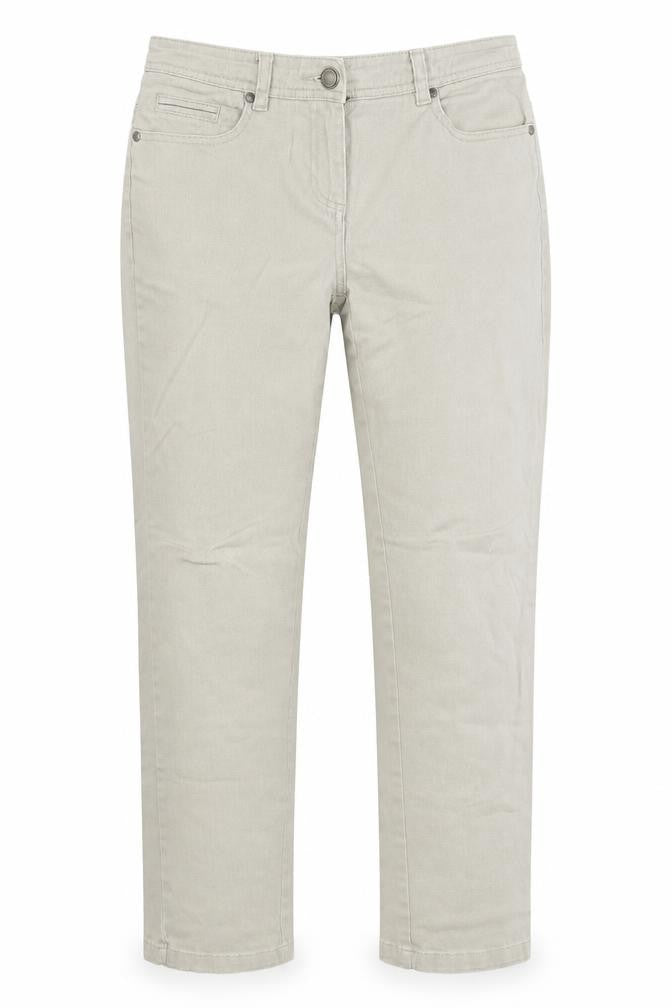 Debenhams Womens Grey  Denim Straight Jeans Size 10 L26 in