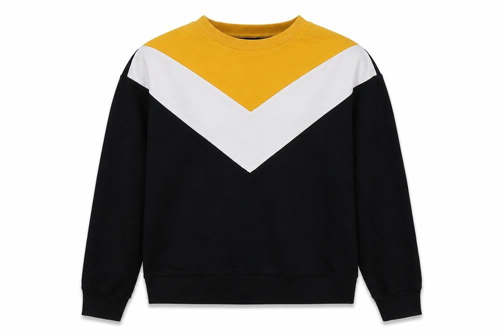 Front view of H&M women’s black jumper, size M