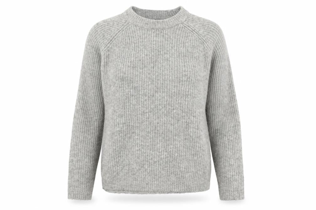 Front view of Primark women’s grey jumper, size S