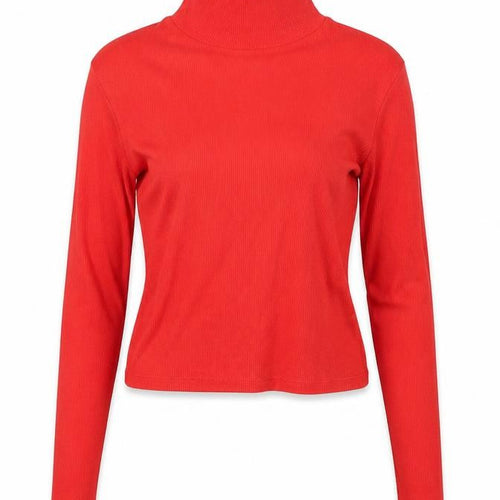 Cooperative Womens Red   Wrap T-Shirt Size S
