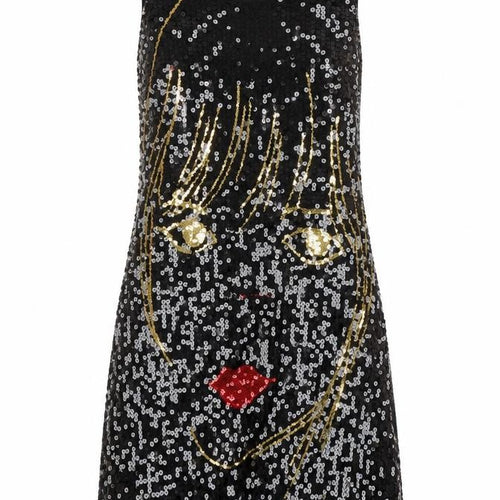 Hoowen Womens Black   Tank Dress  Size 10