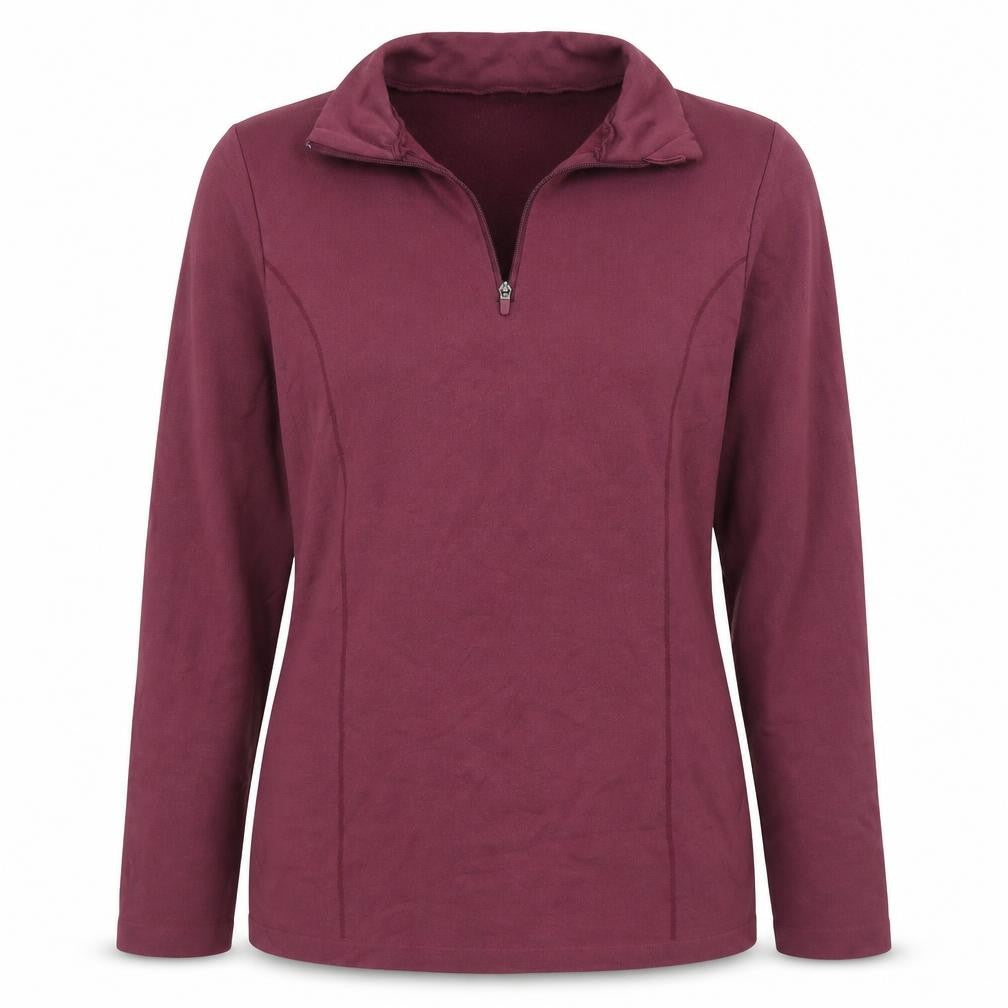 Front view of Preworn women’s purple jumper, size M