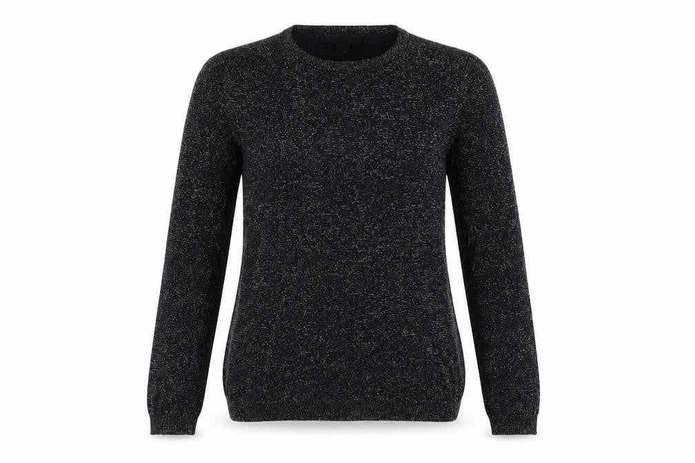Front view of Atmosphere women’s blue jumper, size UK 8