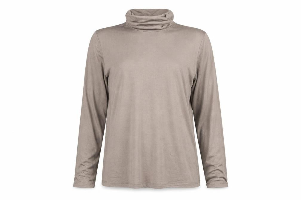 Front view of Store Twenty One women’s brown pullover sweatshirt, size L