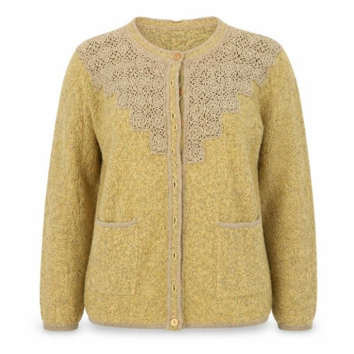 Donna Lewis Womens Brown  Knit Cardigan Jumper Size L